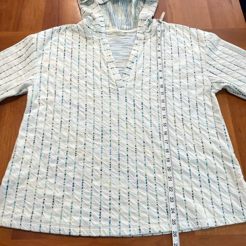 Isaac Mizrahi Live! Novelty Knit Relaxed Fit 3/4-Sleeve Pullover - Picture 12 of 14